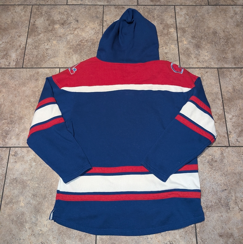 Quebec Nordiques/Avalanche 47 Lacer Hoodie Men's Xl Stitched Graphics - Picture 7 of 7